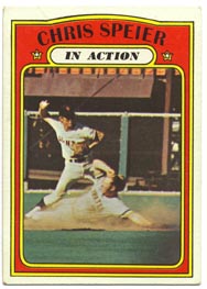 1972 Topps Baseball Cards      166     Chris Speier IA